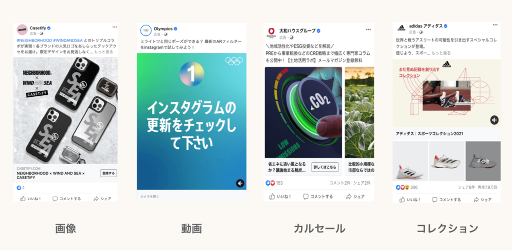 SNS採用広告の種類