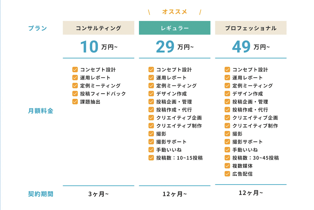 株式会社hypex,SNS運用代行会社,料金