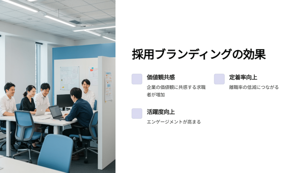採用ブランディングの効果