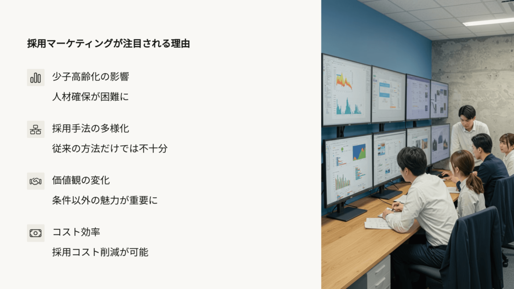 採用マーケティングが注目される理由