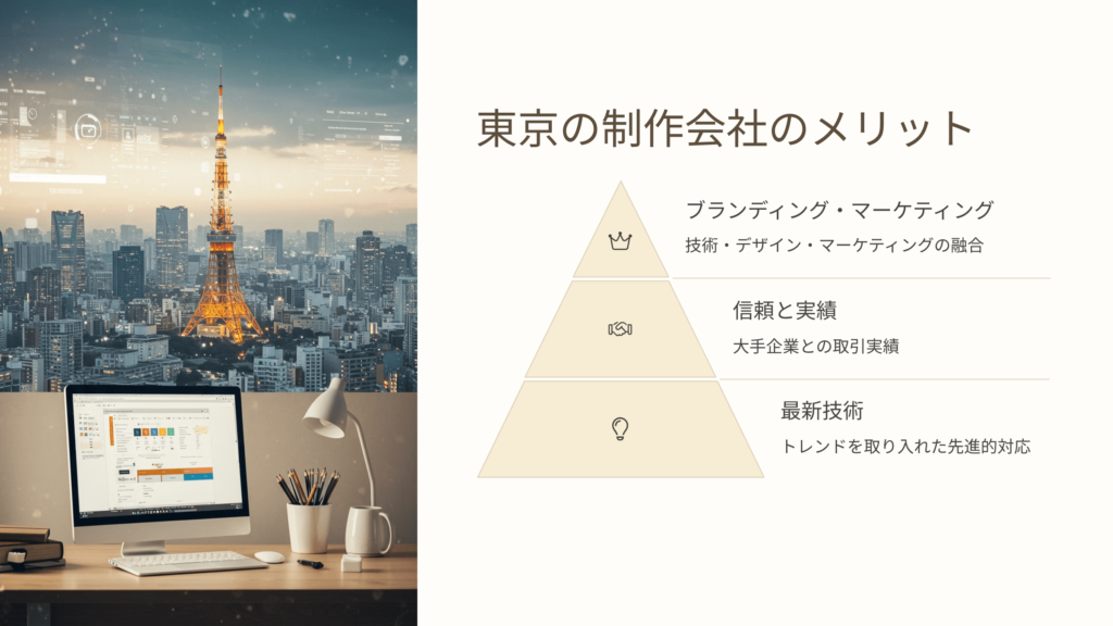 東京のホームページ制作会社に依頼するメリット