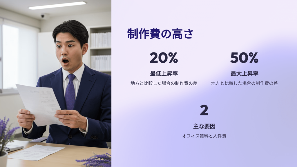 制作費が比較的高い傾向にある