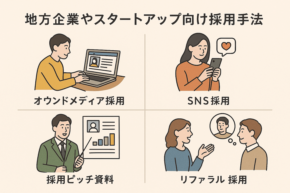 【地方企業】や【スタートアップ】が採るべき採用手法