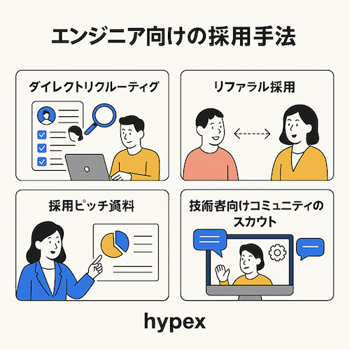 【エンジニア/IT人材】向けの採用手法