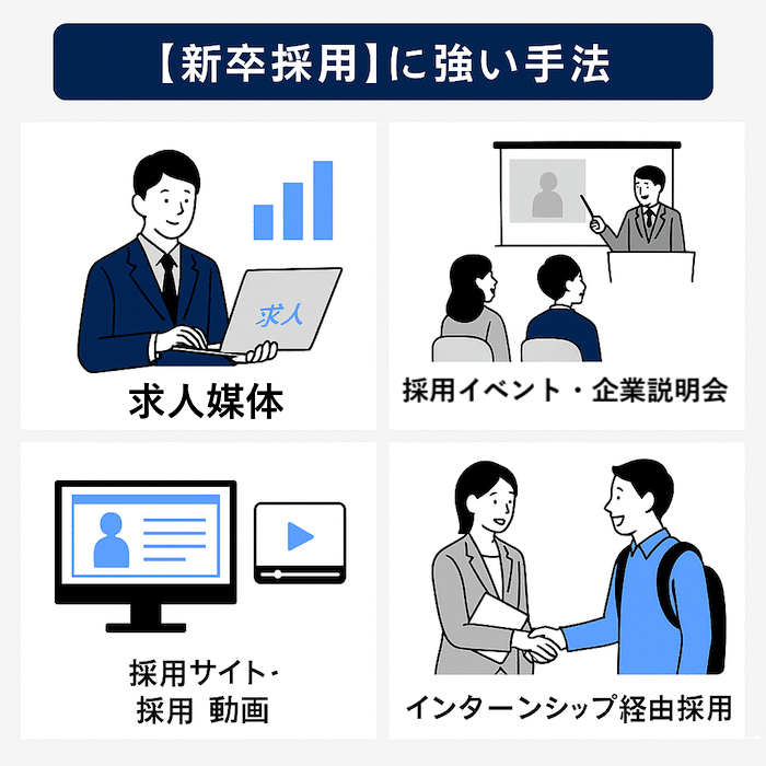 【新卒採用】に強い採用手法