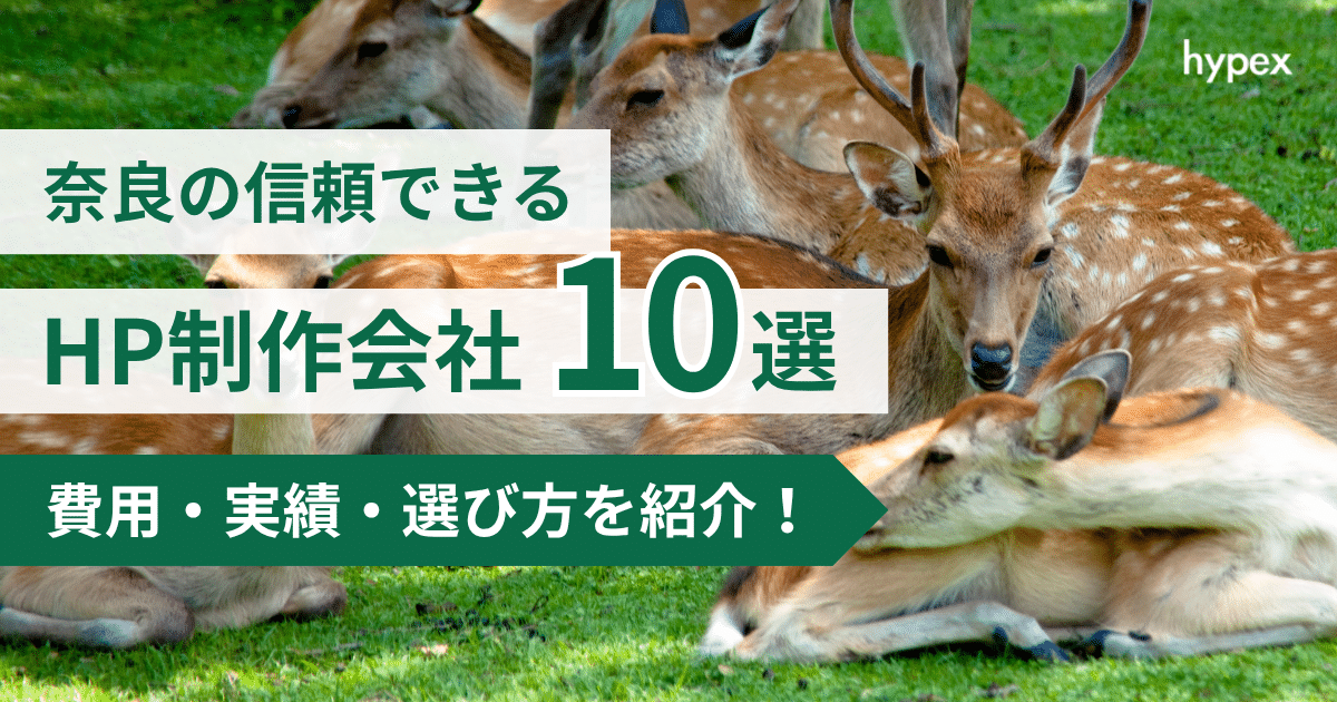 奈良の信頼できるホームページ制作会社10社を厳選！費用・実績・選び方もまるわかり