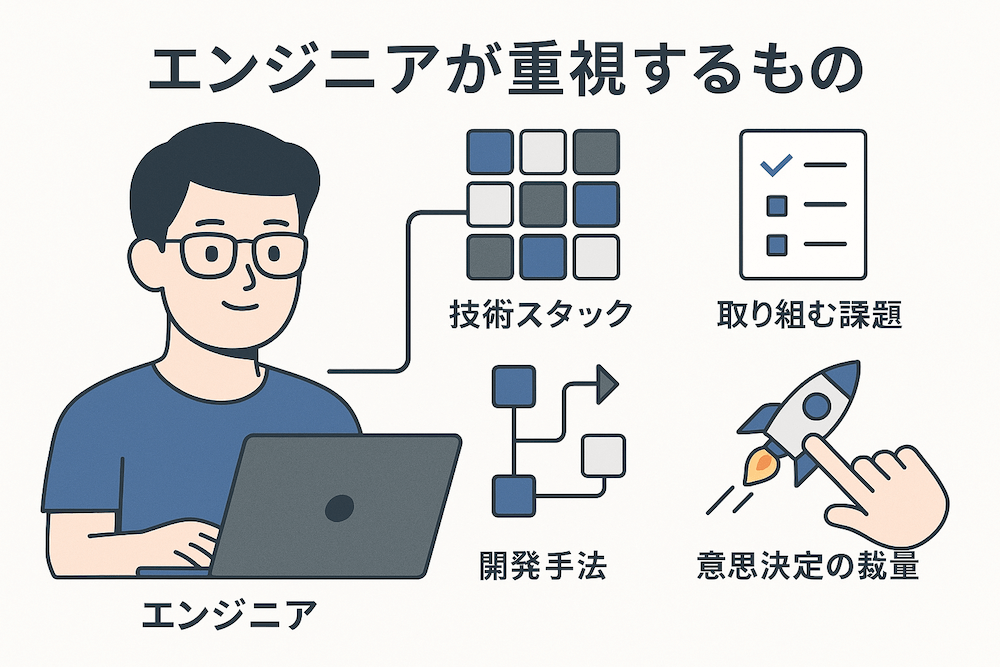 エンジニアが重視するもの