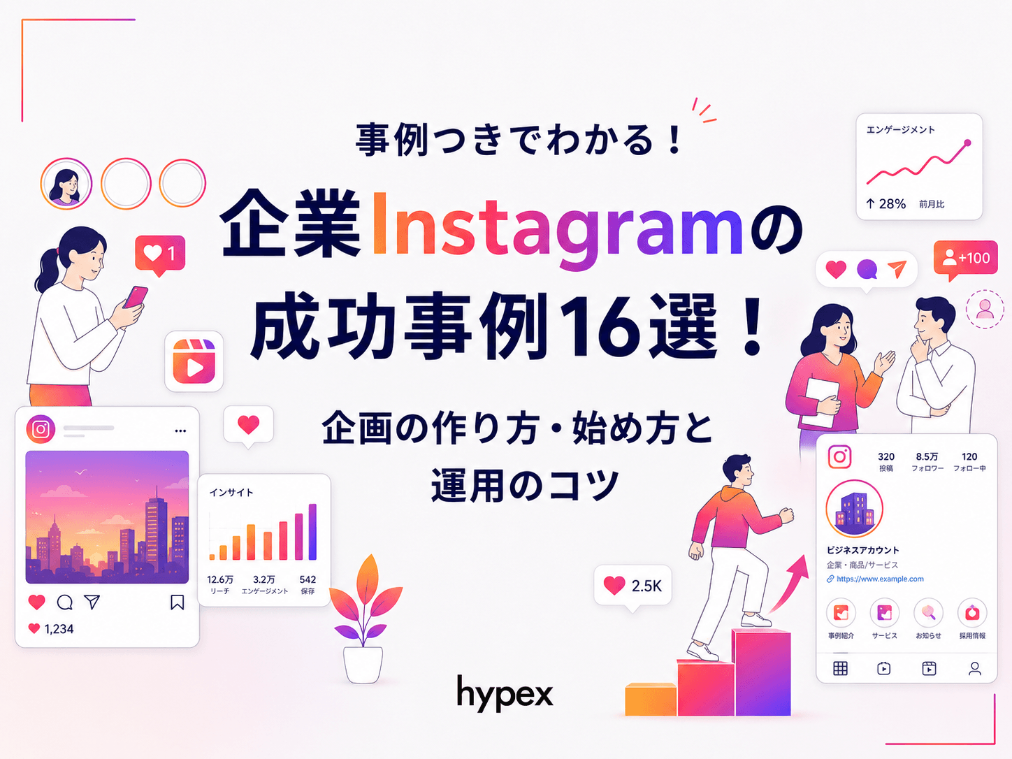 企業Instagramの成功事例16選！企画の作り方・始め方と運用のコツ